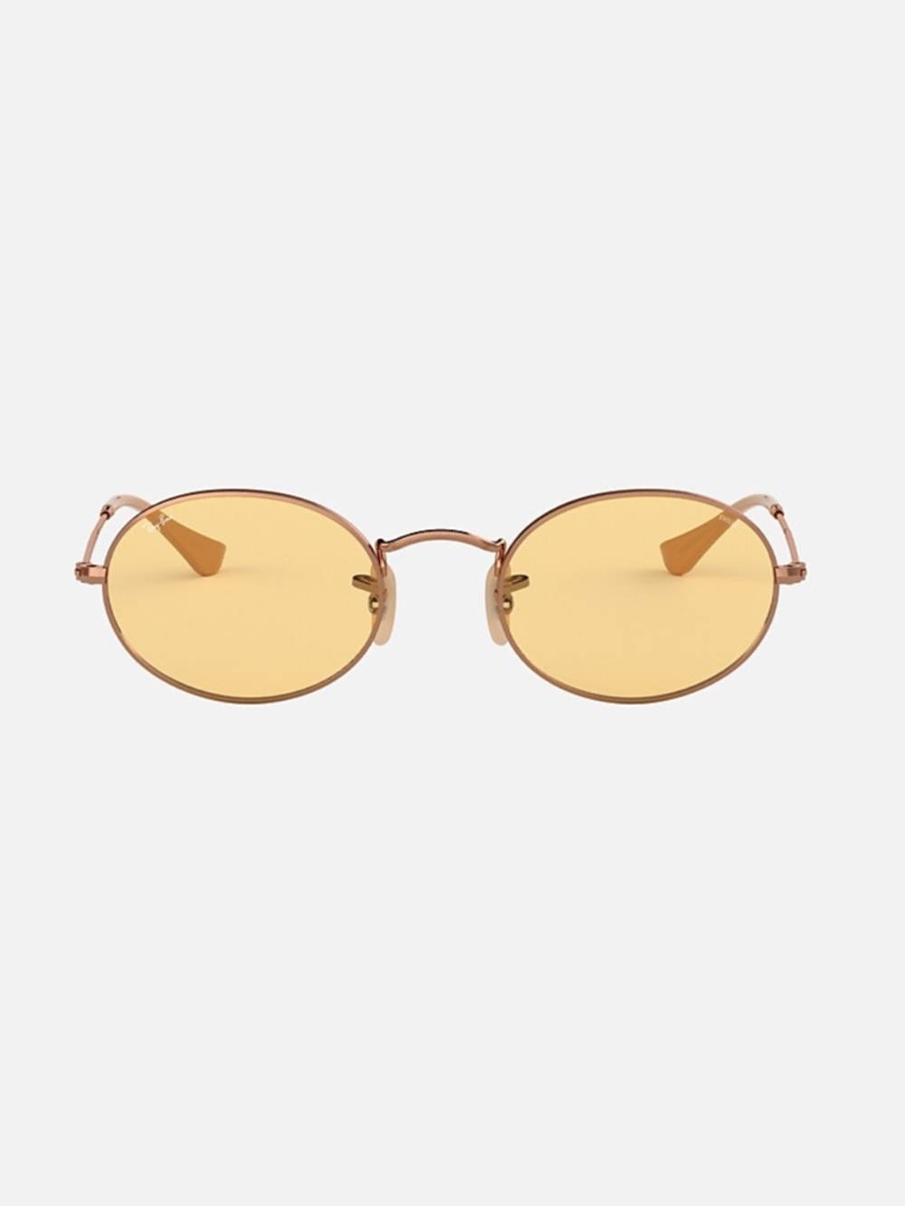 RAYBAN OVAL SUNGLASSES 
Polished Copper & Yellow Photochromic